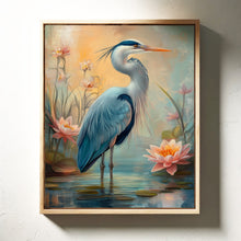 Load image into Gallery viewer, Heron Serenity in Azure