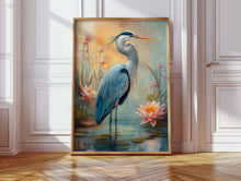 Load image into Gallery viewer, Heron Serenity in Azure