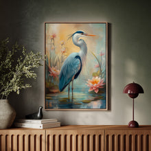 Load image into Gallery viewer, Heron Serenity in Azure