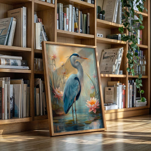 Heron Serenity in Azure
