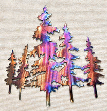 Load image into Gallery viewer, Pine Tree Metal Art