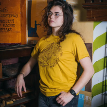 Load image into Gallery viewer, Field Sparrow Studio Tortise/Hare T-Shirt-$28