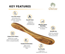 Load image into Gallery viewer, Mediterranean Olive Wood Butter Knife