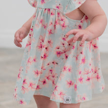 Load image into Gallery viewer, Pretty Pink Floral Ruffle Dress with Bloomer