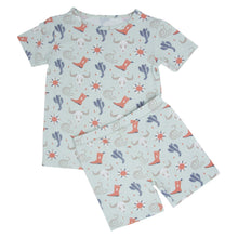 Load image into Gallery viewer, Bulls Boots Lasso Western Summer Pajama Set