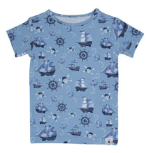 Load image into Gallery viewer, Pirate Ships Summer Pajama Set