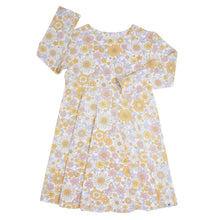 Load image into Gallery viewer, Retro Vintage Flowers Swirly Girl Dress