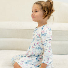 Load image into Gallery viewer, Watercolor Butterfly Swirly Girl Dress