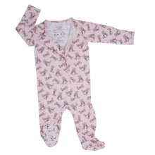 Load image into Gallery viewer, Cowhide Boots Bows Zipper Footie